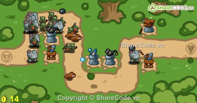 TOWER DEFENSE Source Code - SellAnyCode