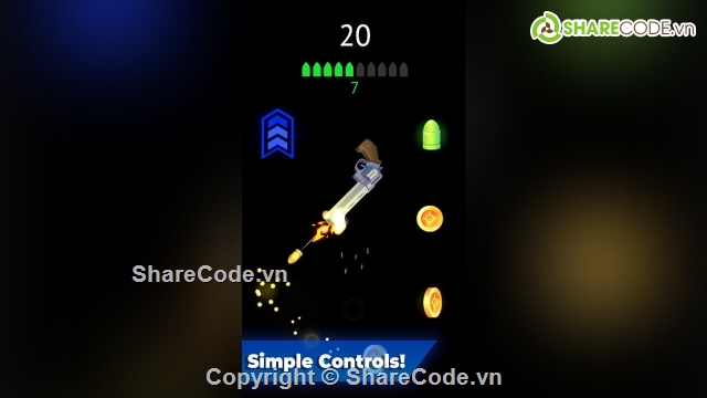 source code unity,android games,unity game source code,Arcade,Bắn súng,Flip The Gun