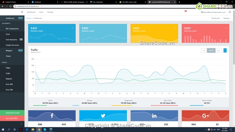 Admin,Template,Angular,Responsive emplate