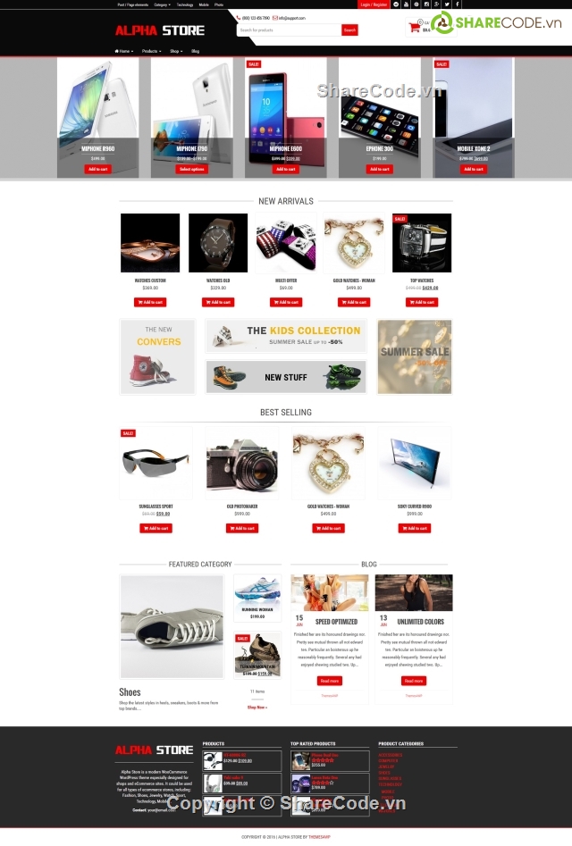 alphastore,theme wordpress,Alpha Store,WooCommerce WordPress Theme,WordPress Theme