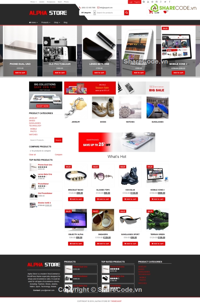 alphastore,theme wordpress,Alpha Store,WooCommerce WordPress Theme,WordPress Theme