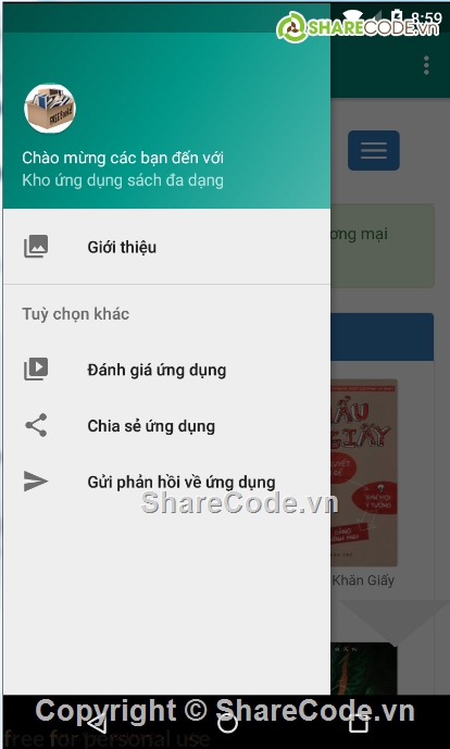 app android đọc sách,Thư viện sách,app free book,Android app free book