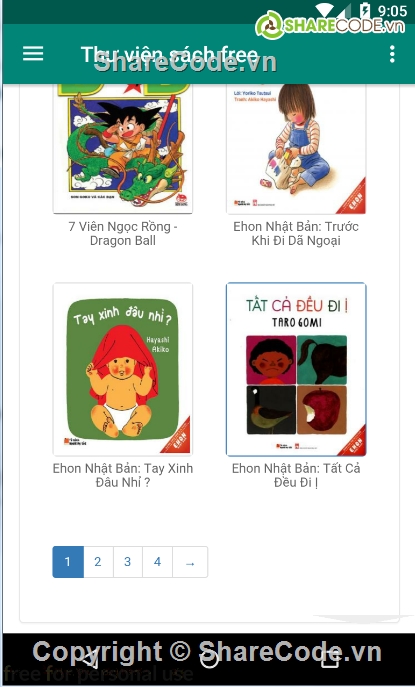 app android đọc sách,Thư viện sách,app free book,Android app free book