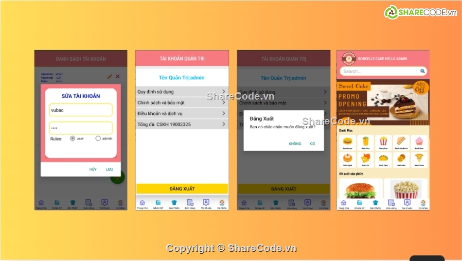 App,android,đầy đủ chức năng,app android java sql,android sqlite,app bán hàng android sqlite java