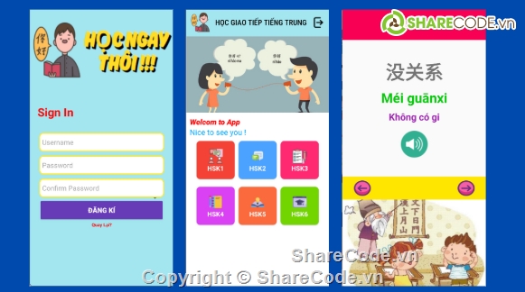 App,app android java,sqlite,app android,java,app học