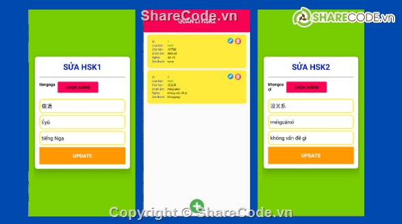 App,app android java,sqlite,app android,java,app học