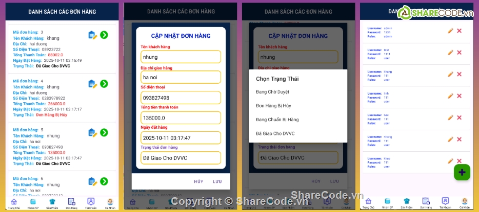 App,đồ án android,app bán hàng android,app bán hàng,đồng hồ,android