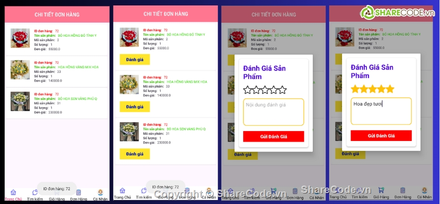 App,android,java,bán hoa,app bán hàng,app bán hàng android java