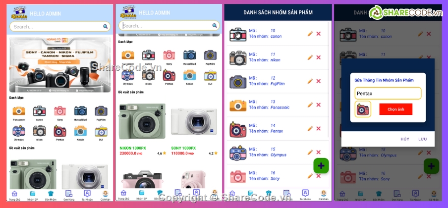 App,android,camera,app bán hàng,app bán hàng android,android java