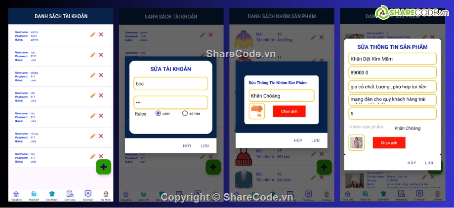 App,android,java,app bán hàng android,bán quần áo,app android java