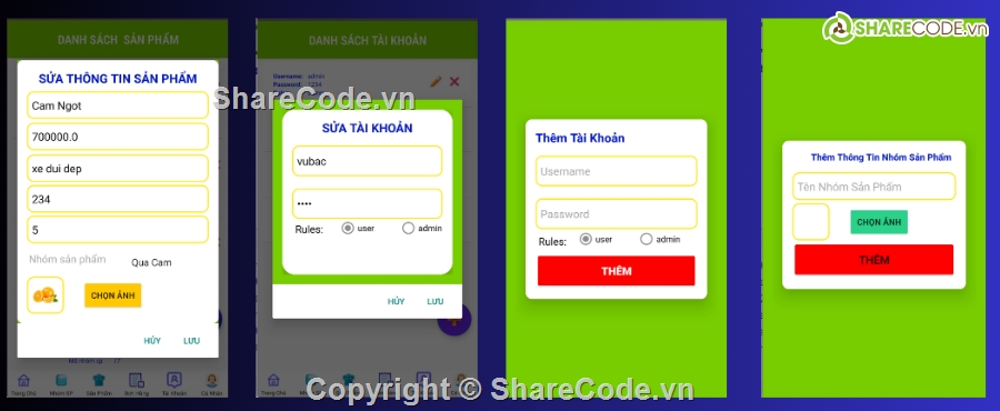 App,android,đầy đủ chức năng,app android java,android java sqlite,sqlite