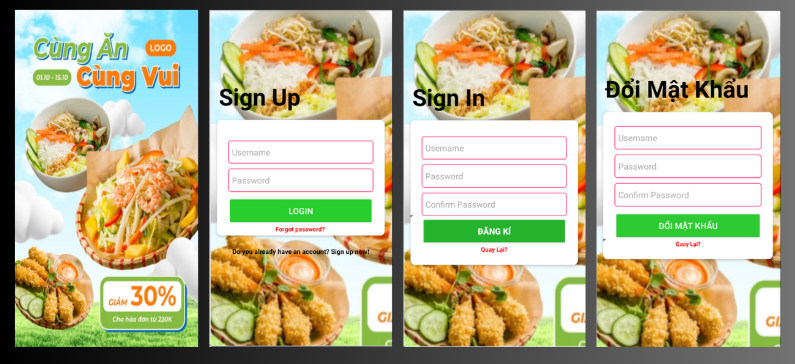 đồ án java,đồ án android,app java,app,app đặt hàng android,android java sqlite