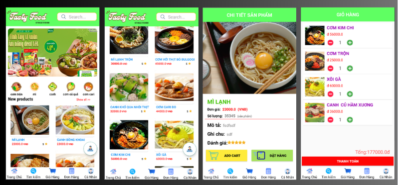 đồ án java,đồ án android,app java,app,app đặt hàng android,android java sqlite