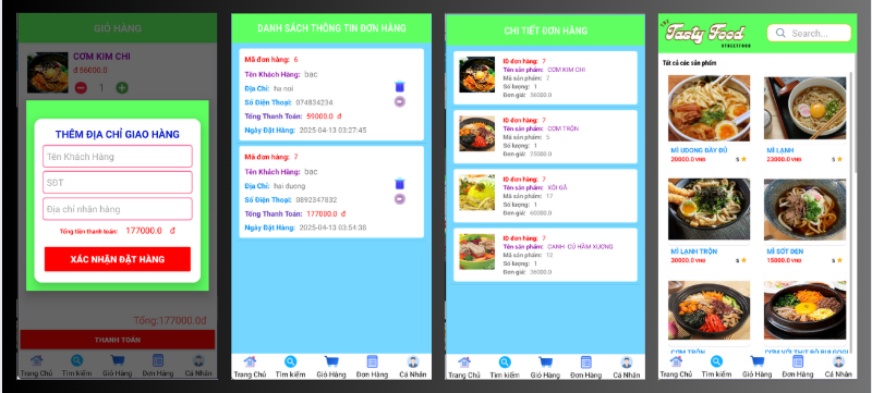 đồ án java,đồ án android,app java,app,app đặt hàng android,android java sqlite