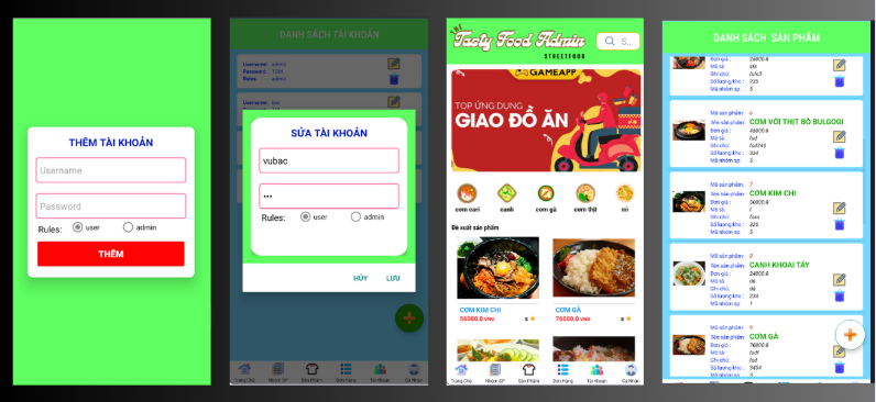 đồ án java,đồ án android,app java,app,app đặt hàng android,android java sqlite