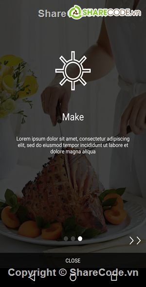 UI Android,Android studio project,Order food,Android Studio App UI Kit,Recipe v1.0