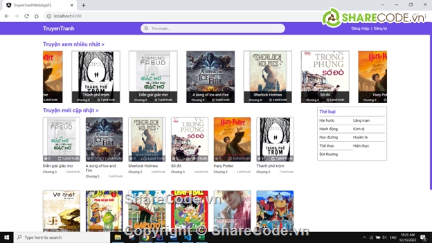 website truyện tranh,Website đọc truyện tranh Angular,Website đọc truyện tranh spring boot,Code website đọc truyện tranh