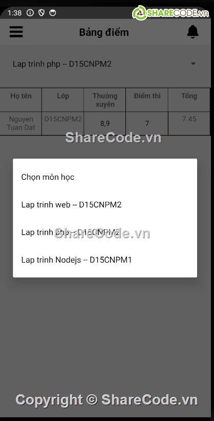 app quản lý sinh viên,app quản lý điểm sinh viên,source code app quản lý sinh viên,share code app quản lý điểm sinh viên,app react-native quản lý sinh viên,app android quản lý sinh viên