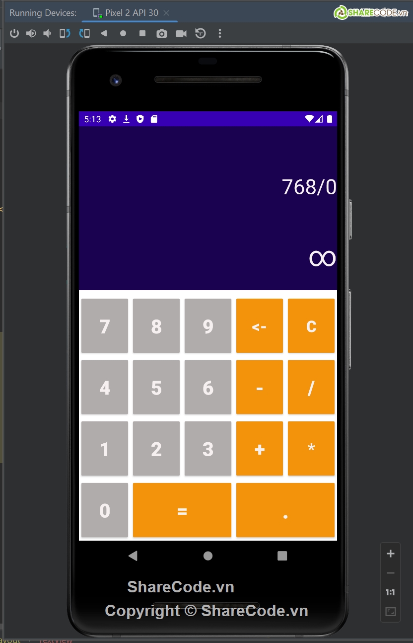 App Android,máy tính bỏ túi,ứng dụng calculator