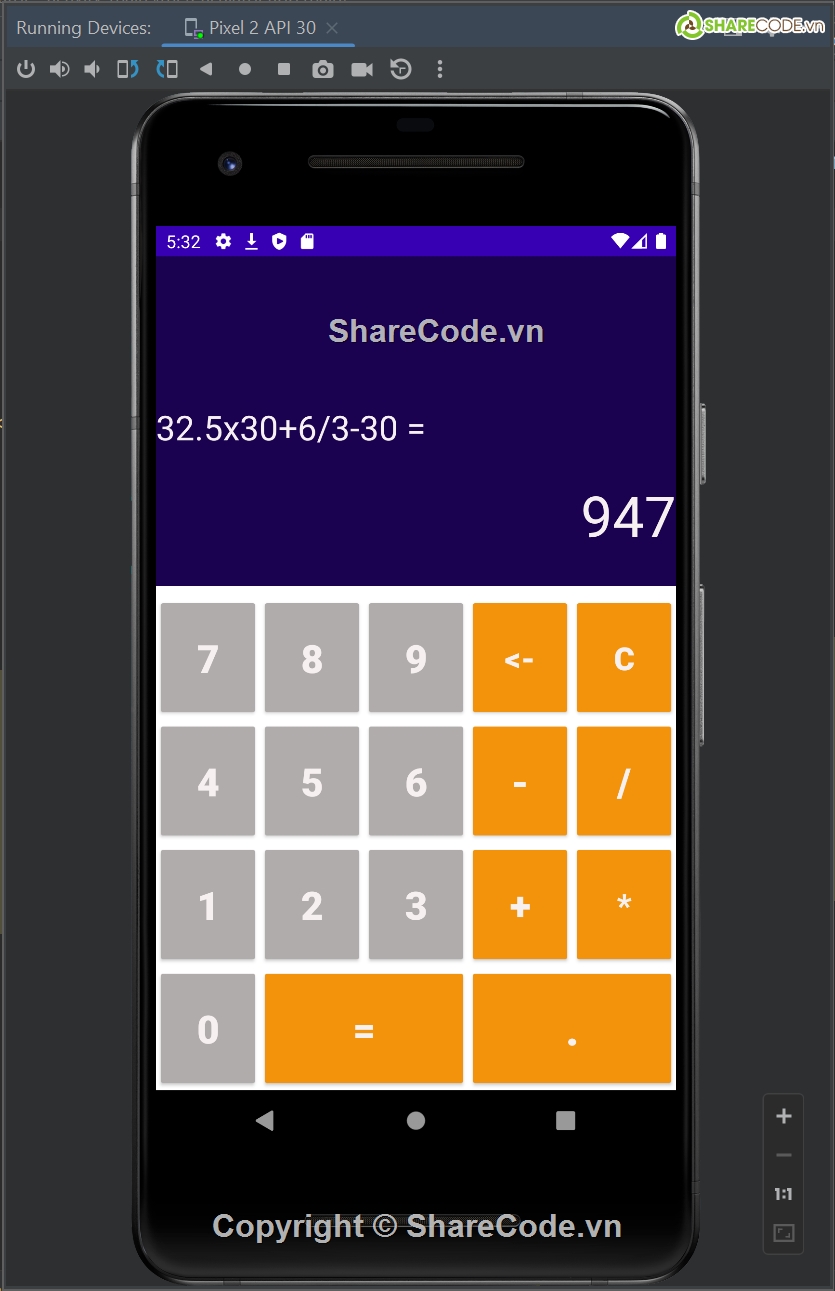 App Android,máy tính bỏ túi,ứng dụng calculator