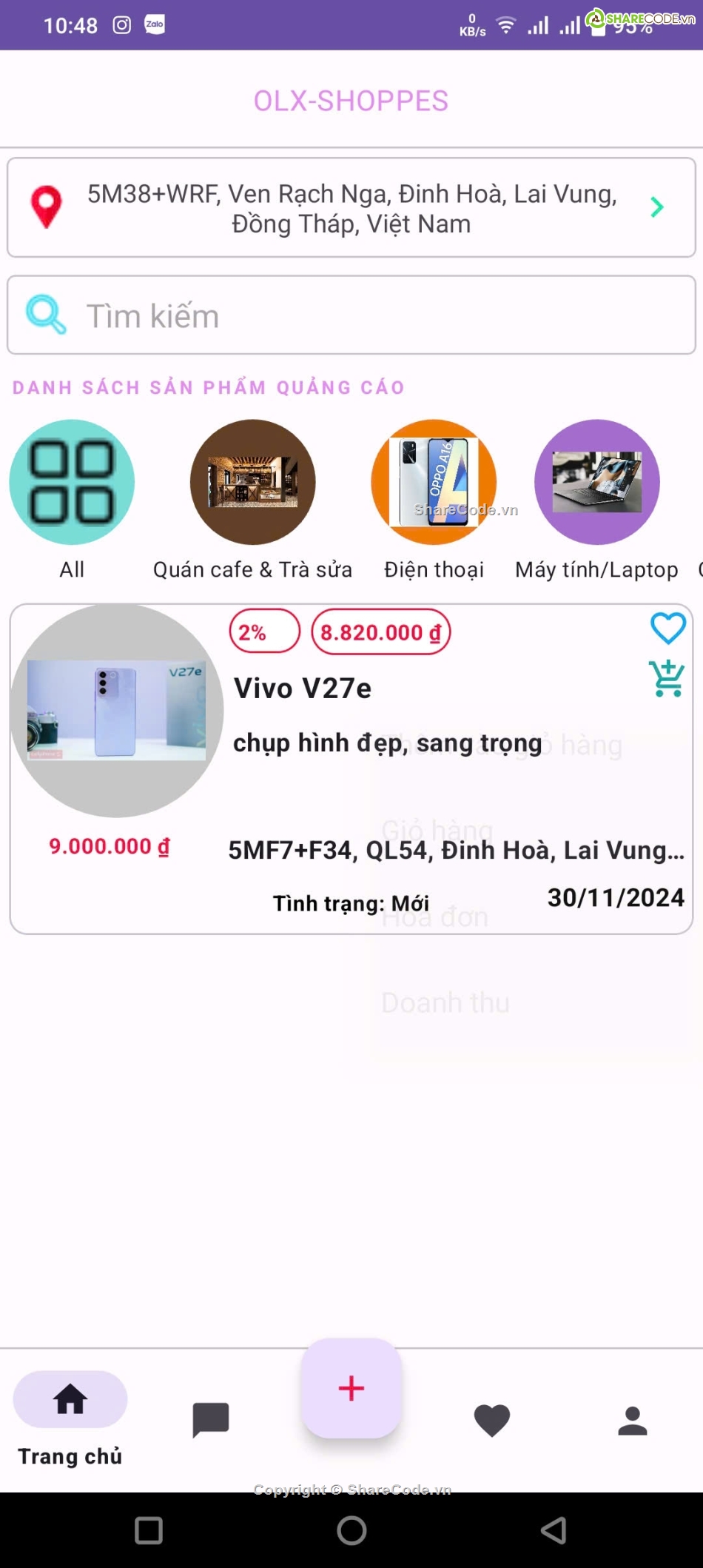 Bán hàng,App Android,Grocery app,foodapp,App Bán hàng