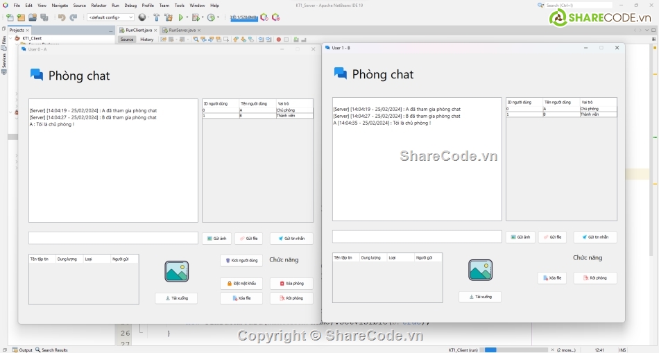 chat,java,phân quyền,file,swing