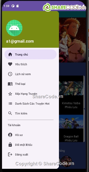 App đọc truyện,đọc truyện,app đọc truyện tranh,app đọc truyện android,đồ án android,truyện tranh