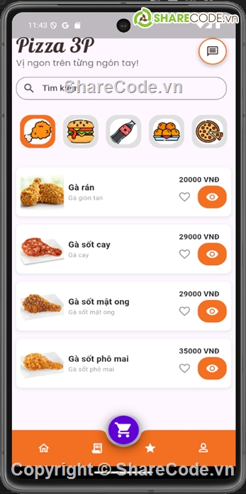 App food,Code App Fast food,Code Fast food