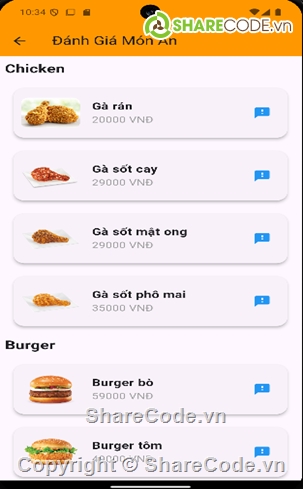 App food,Code App Fast food,Code Fast food