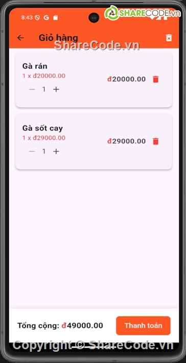 App food,Code App Fast food,Code Fast food