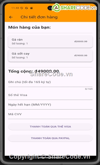 App food,Code App Fast food,Code Fast food
