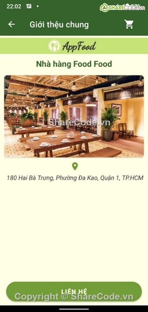 App đồ ăn,app android,app bán hàng,đặt đồ ăn,app đặt món ăn,nhà hàng