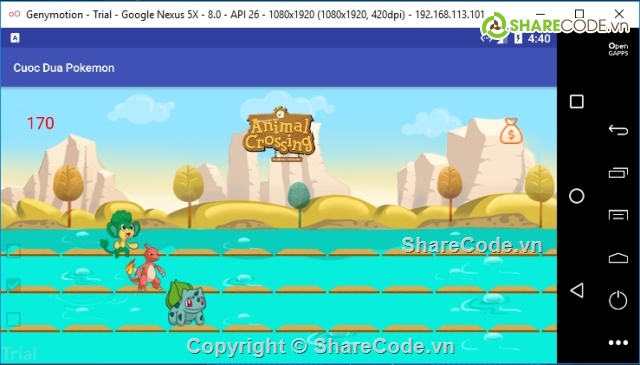 App game mini Android Studio,App game mini,ứng dụng android,game pokemon