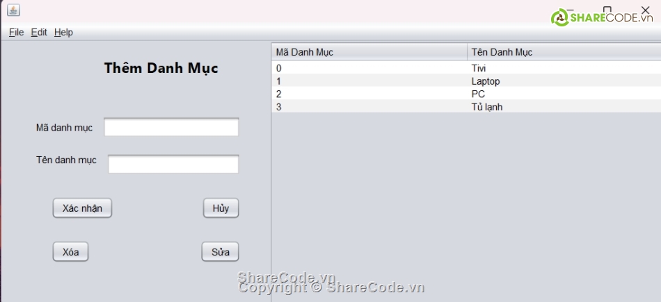 code java,App,quản lý,quản lý kho hàng,báo cáo đồ án