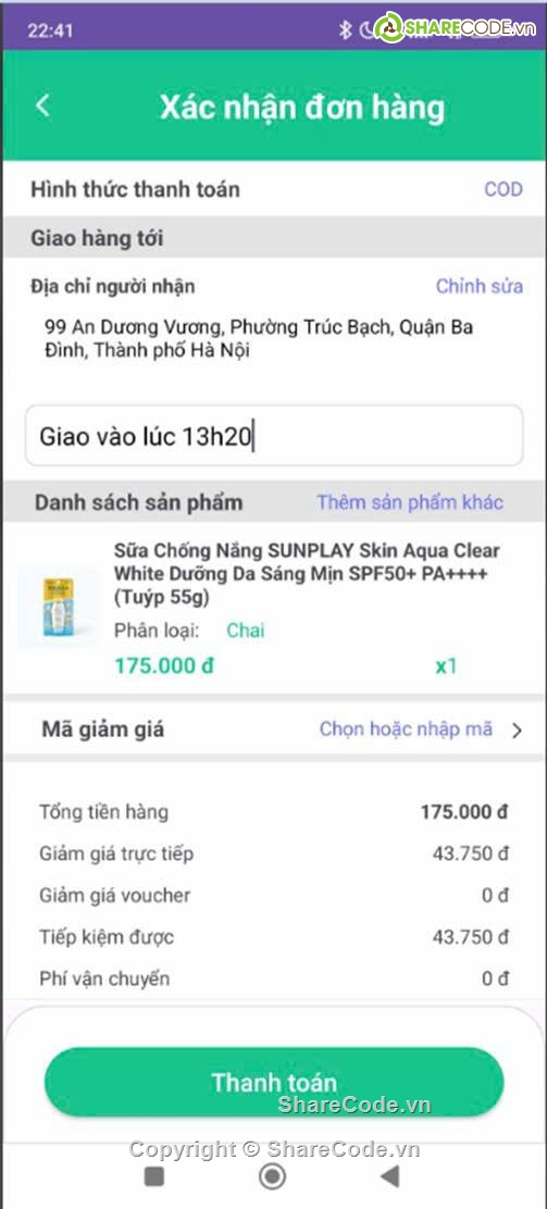 App Bán hàng,App Bán Thuốc Nodejs+Android,Ứng dụng Ecommerce Android