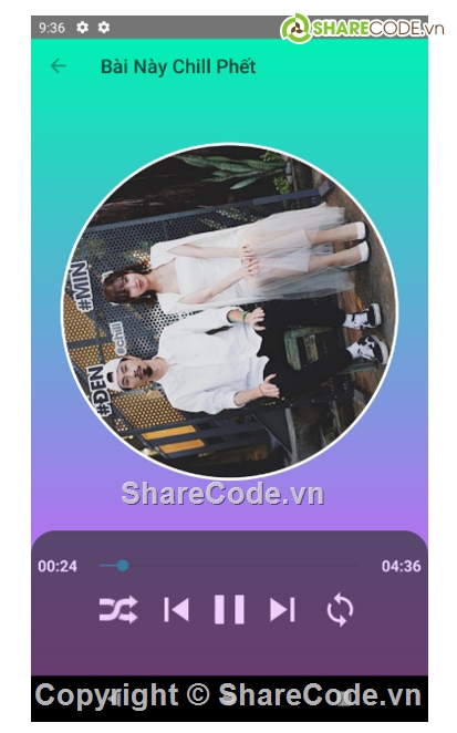 App Android,App nghe nhạc,zing mp3,source code mobile,sharecode mobile,source code zing mp3