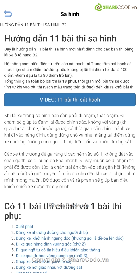 App,java,Luyện thi bằng lái xe,Ôn thi bằng lái xe
