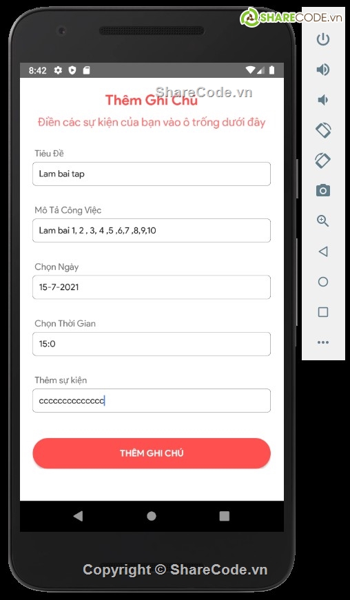 quản lý lịch cá nhân,quản lý cuộc hẹn,quản lý lịch trình,đồ án android,quan ly cuoc hen,app nghi chú