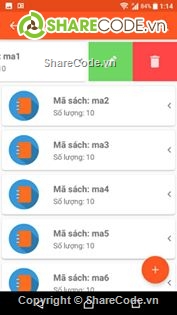 Quản lý sách,Android BookManagement,fptpolytechnic,dự án mẫu fpt polytechnic,quản lý sách android,App quản lý sách