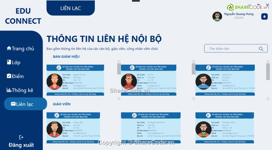 trường học,App,quản lý c#