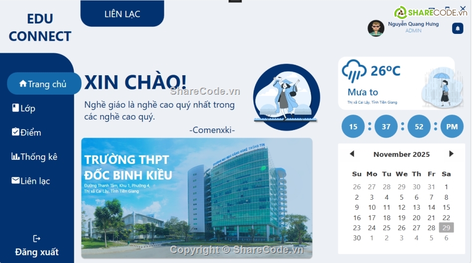 trường học,App,quản lý c#