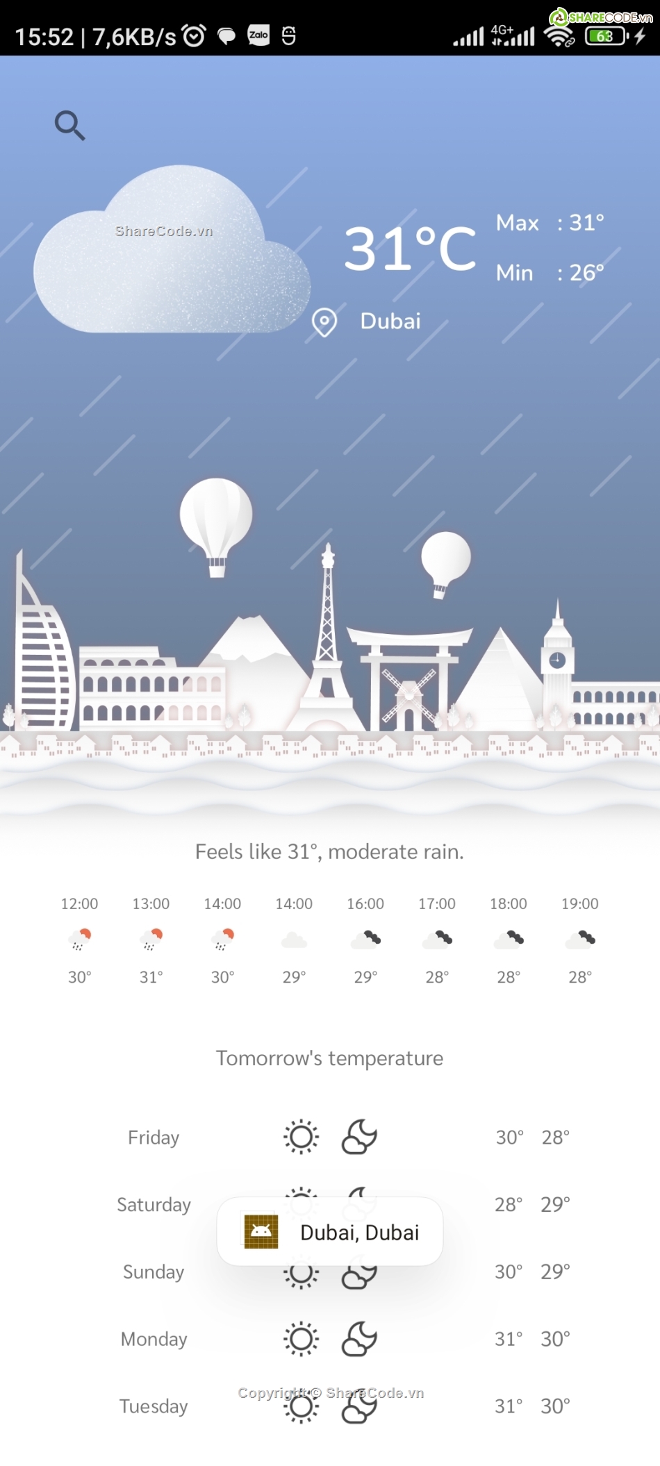 App thời tiết,code app thời tiết,source app thời tiết,App Weather,android api,weather api