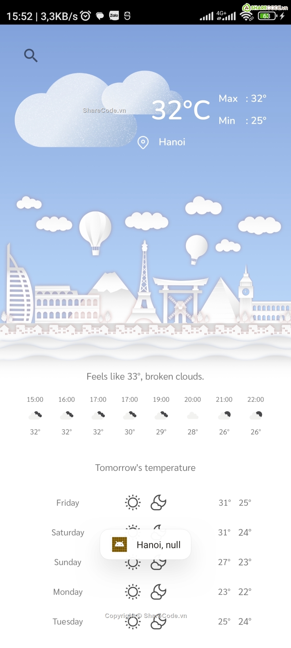 App thời tiết,code app thời tiết,source app thời tiết,App Weather,android api,weather api