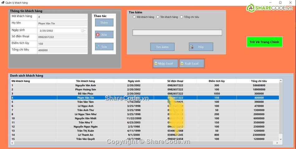 App winform c#,Quản lý bán đồng hồ winform c#,Giao diện đẹp mắt