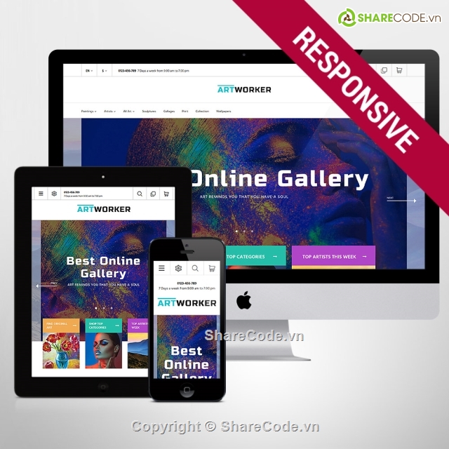 PrestaShop,TEMPLATES,Artworker,Art Templates,Art Gallery Templates,Art & Culture