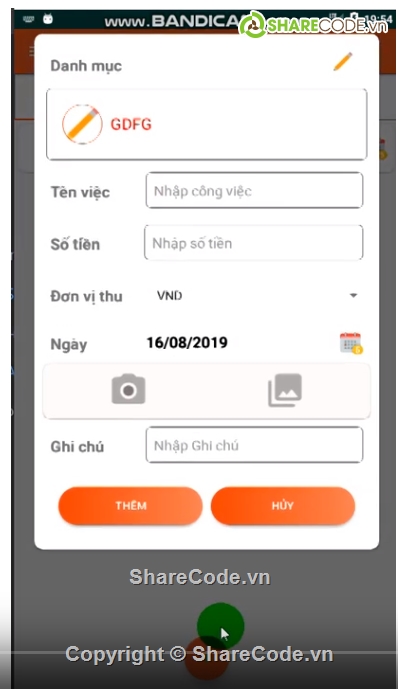 Quản lý thu chi,thu chi,Assignment Android,quản lý chi tiêu cá nhân