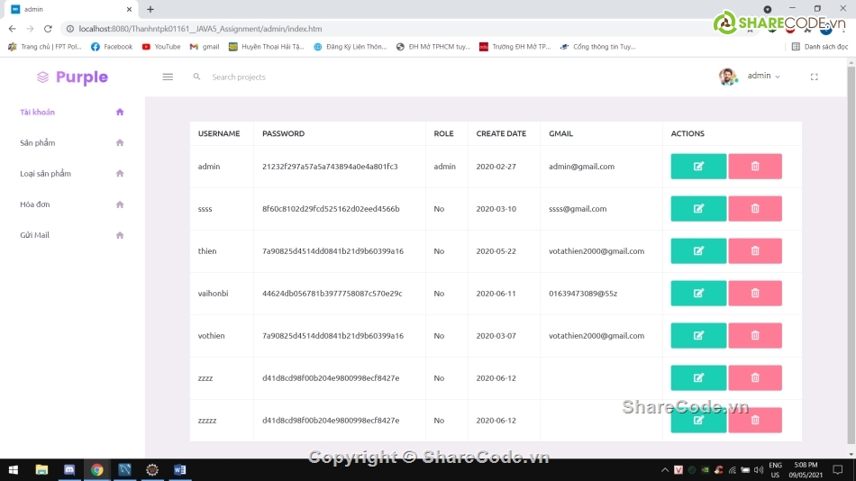 Code web,java,fpoly,Assignment,Đồ án,Ass