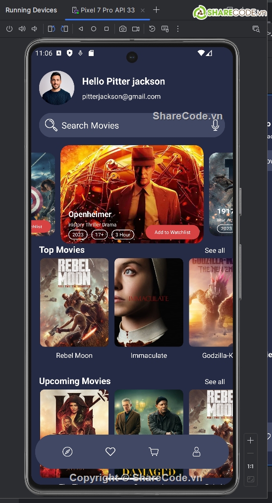 App Android,Project Java,MovieApp,Ứng dụng xem phim,Movies,bài tập android