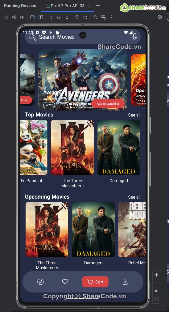 App Android,Project Java,MovieApp,Ứng dụng xem phim,Movies,bài tập android