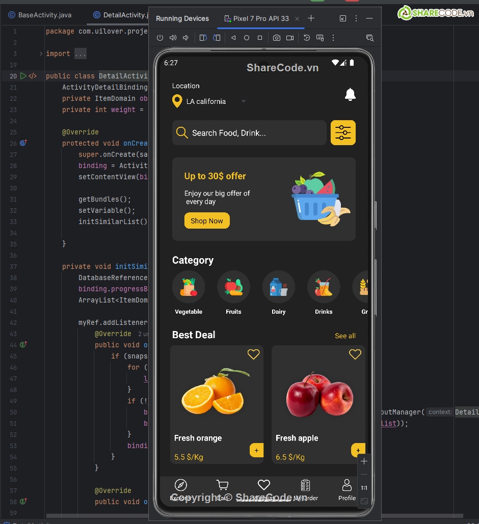 android studio,Project Java,healthy app,Project,Bài tập lớn,firebase